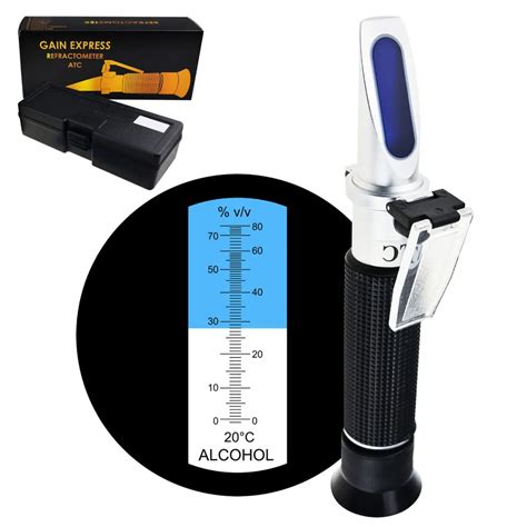 alcohol content refractometer|alcohol concentration tester in drink.